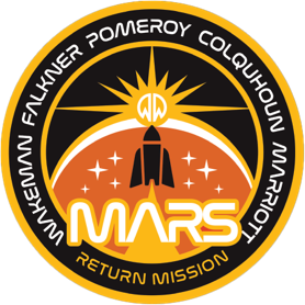 Return To The Red Planet Mission Badge